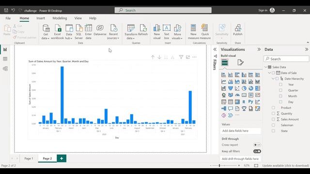 Drill UP & Drill DOWN Your Data in Power BI - Shiva Charan #powerbiforbeginners #powerbitutorials