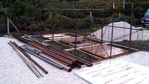 самодельная теплица из поликарбоната , Homemade greenhouse polycarbonate