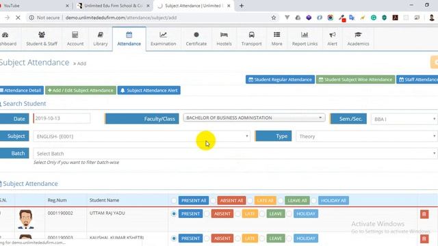7 Attendance Module of Unlimited Edu Firm смотреть онлайн