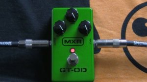 MXR CUSTOM SHOP GT-OD OVERDRIVE PEDAL DEMO