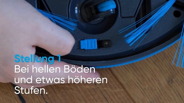 Treppenschutzsensor - hoogo R2 Saugroboter