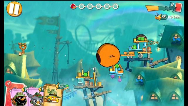 Angry Birds 2 - ADVENTURE PIG CITY PORKYO LEVEL 1263-1266(Hard Level) GAMEPLAY Part 1 смотреть онлайн