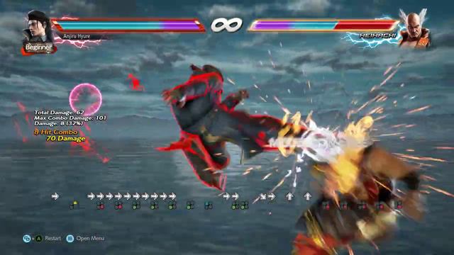 Tekken 7 - Dragunov 101 damage rage drive combo without walls смотреть онлайн