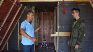 Полусухая стяжка пола в каркасном A frame доме. Как сделать теплый пол