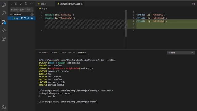 How to revert the Last Commit in Git | command line | MakeloGy | @makelogy смотреть онлайн
