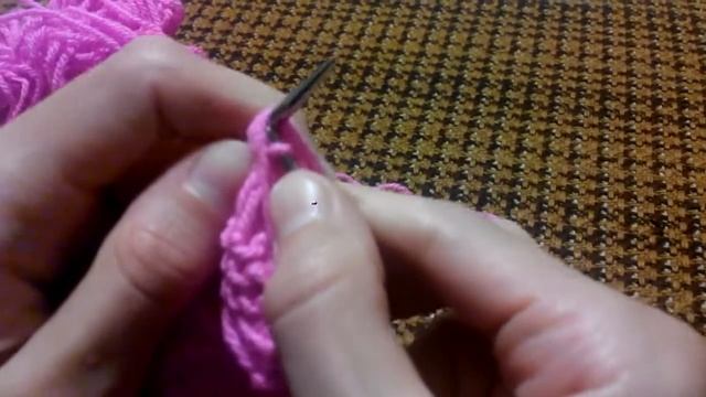 Узор спицами Вытянутые петли. Pattern needles elongated loop смотреть онлайн