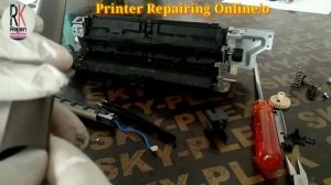how to repair fuser unit hp color laserjet m 176n / Fuser assembly / Fuser film sleeve