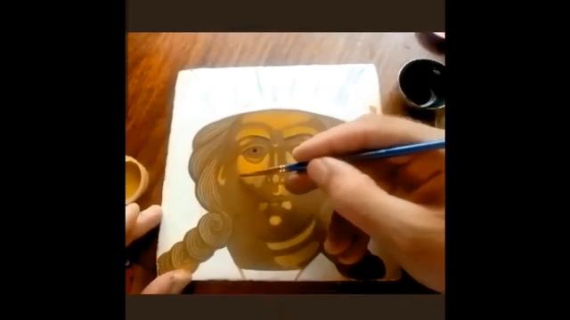 Написание лика Св. Влкмч. Екатерины.