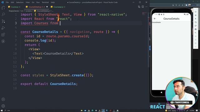 Dynamic Course Details Screen in Online Education React Native App in Hindi #7 смотреть онлайн