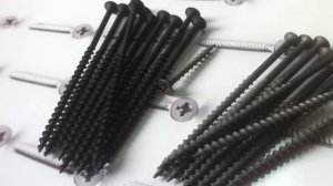 Обзор саморезов по дереву. Серый и черный фосфат. ТОВ"Метиз Комплект"