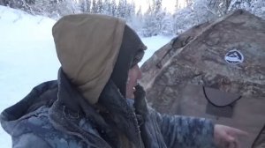 Дальняя рыбалка \ Палатка Алтай УП 1 \ Комфорт даже в лютые морозы \ Часть 1