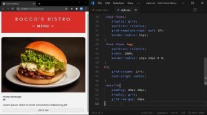 Responsive Food Menu Without Media Queries | Responsive CSS Grid