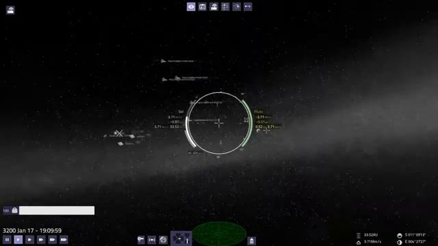 Manual Flight from Earth to Pluto - Pioneer Space Sim