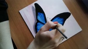 Бабочка 3D. Как нарисовать бабочку.