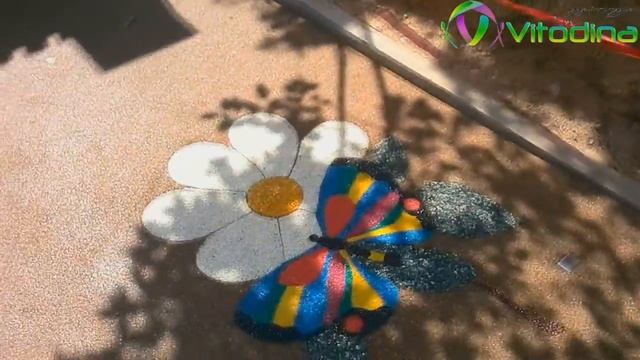Парковка уникальной красоты! Дорожное покрытие Vitodina с рисунком смотреть онлайн