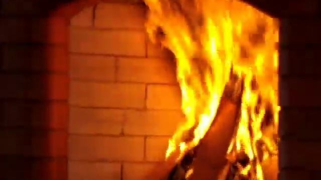 Прямой камин из кирпича с открытой топкой. смотреть онлайн