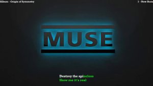 Muse  - New Born (lyrics)