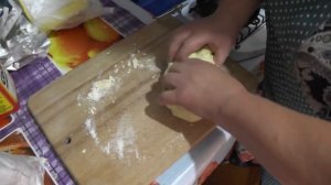 Открытый пирог с лупанцем! Готовим в русской печи.
