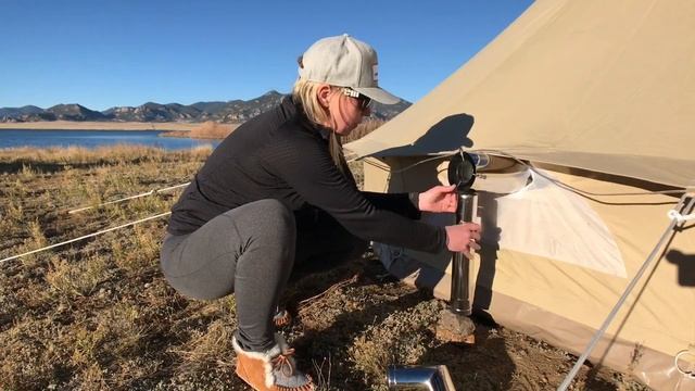 How to Install a GStove - Side Exit Flue Pipe- CanvasCamp смотреть онлайн