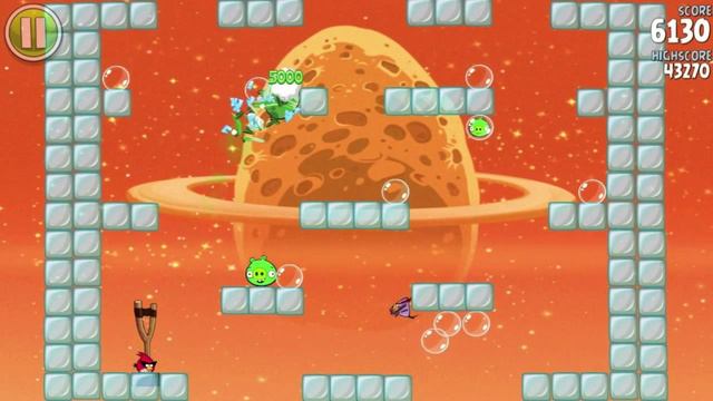 Angry Birds Space Eggsteroids Level E-4 Eggsteroid 4 Location 3 stars Walkthrough [HD] смотреть онлайн