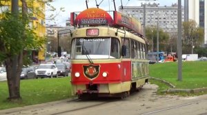 Трамвай Tatra-T3SU №0123 Вагон трактир "Аннушка"