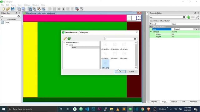#3 Python Custom Title Bar Navigation Buttons  QT Designer, Pyqt5, Pyside2 | Modern Flat GUI