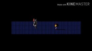 Undertale - Лабиринт с копьями Андайн и долбящий себя манекен