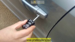 Prodecoder HU100 -Opel Vectra on Door and Ignition