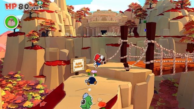 Paper Mario: Origami King - 7 - Water Dragon, Tuna, River Ride, Shogun Start смотреть онлайн