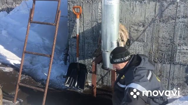 Чистим трубу.Сибирь Магнум 30 кВт.