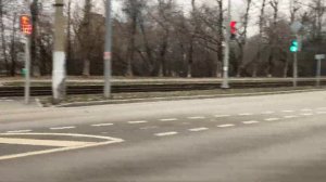 Поездка на автобусе 26 от Метро Сокол до Живописной улицы и до метро Сокол