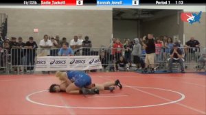 FILA Cadet 60 kg / 132.25 lbs. - Sadie Tackett vs. Hannah Jewell