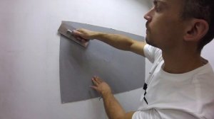 Арт Бетон. DIY Нанесение декоративной штукатурки Травертино с эффектом микробетона.