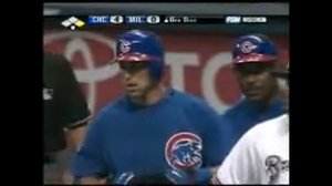 2008 Cubs: Mark DeRosa drives in Kosuke Fukudome on a single vs Brewers (7.29.08)