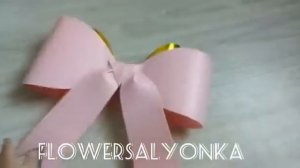 Объёмный бант из изолона!