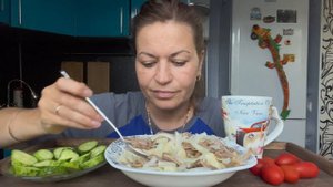 МУКБАНГ БЕШБАРМАК/MUKBANG ЕДА ОБЖОР