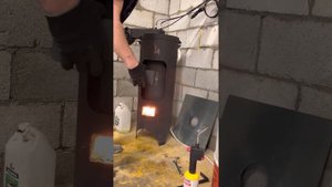 Запуск калорифера на отработанном масле