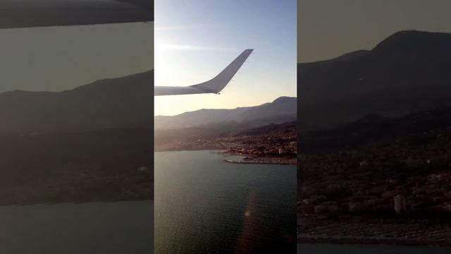Take off from Aéroport Nice Côte d'Azur, Abflug von Nizza смотреть онлайн