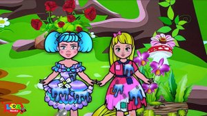 Animated - paper diy Costume Ariel Mermaid and Boyfriend Love Couple _ Rapunzel Compilation 놀이 종이