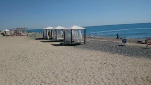 Евпатория, улица Симферопольская, Первый пляж