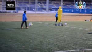 Футбольная школа в Барселоне SWA: Утренняя тренировка