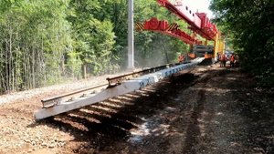 Укладка новой железной дороги