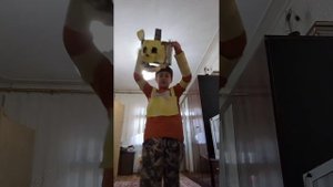 как  я сделал костюм Golden Freddy ???