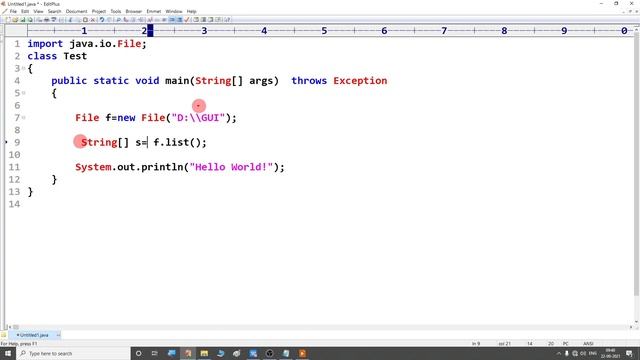 File Handling in java | display the name of directories from specified directory смотреть онлайн