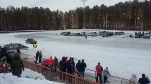 Авто гонки по льду в г. Заречный