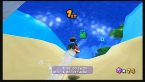 Super Mario Galaxy - Sea Slide Galaxy: Faster Than a Speeding Penguin