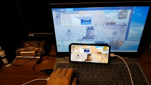 Обзор TC Games - играй с телефона на мониторе слабого ПК с клавомышью без задержек.