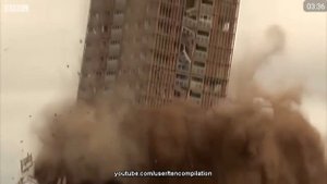 Падения домов и многоэтажек.