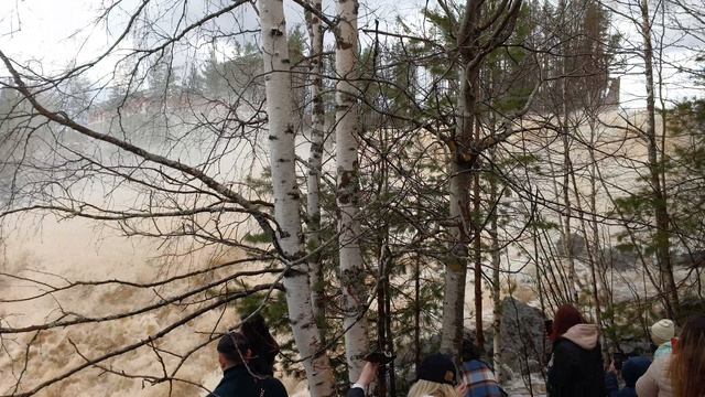 Карелия. Гирвас, водопад