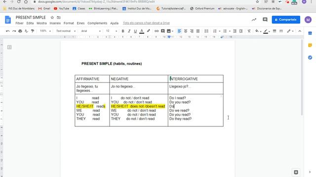 PRESENT SIMPLE 3- QUESTIONS смотреть онлайн